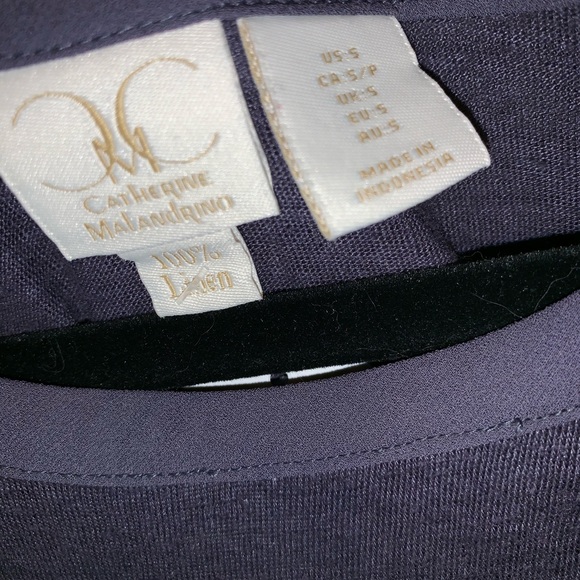 Plum linen tank - Picture 2 of 4